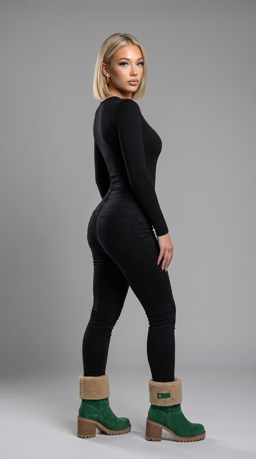 Futrzane buty zimowe Nora™