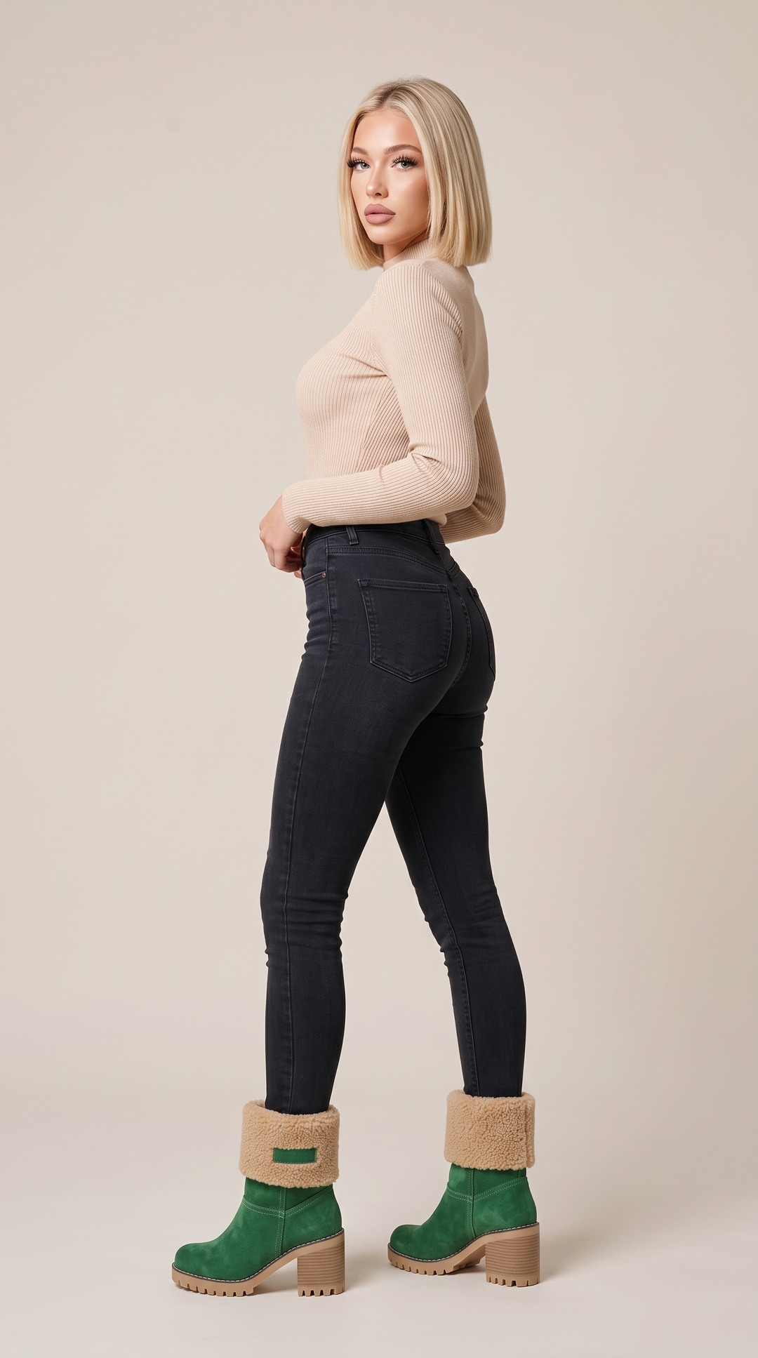 Futrzane buty zimowe Nora™