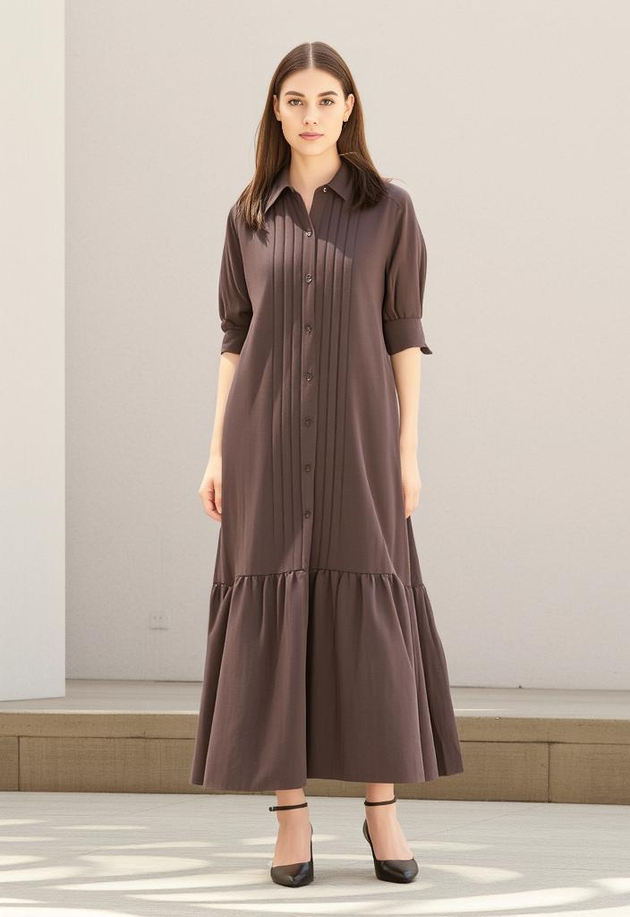 Valisse™ - Elegancka lniana sukienka